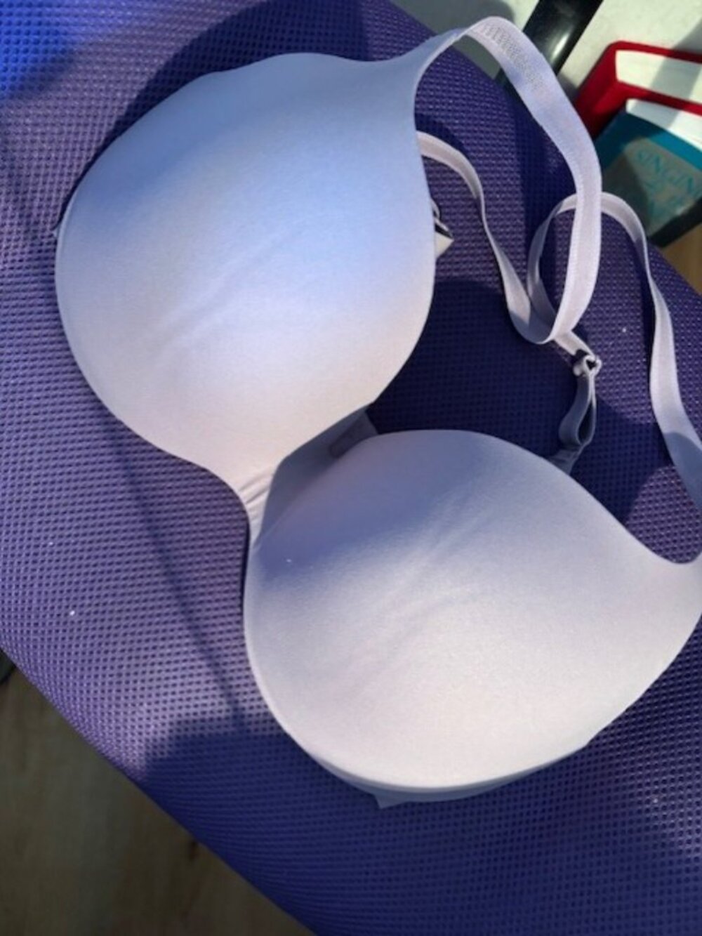 Maidenform 38D Purple Demi Underwire T-Shirt Bra